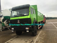 6x4 30 vehículo pesado verde de la pared lateral del camión del cargo de la tonelada 380hp con el motor de Weichai